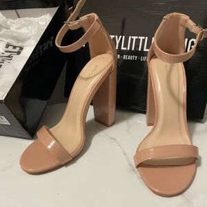 Nude Strap Pump - Size 5 Worn Once